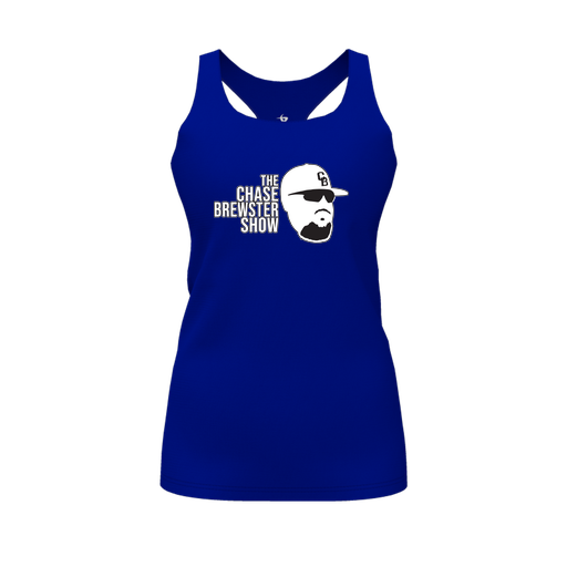 [FT0TRBRY-FYS-LOGO1] Decker Racerback Tank Top (Female Youth S, Royal, Logo 1)