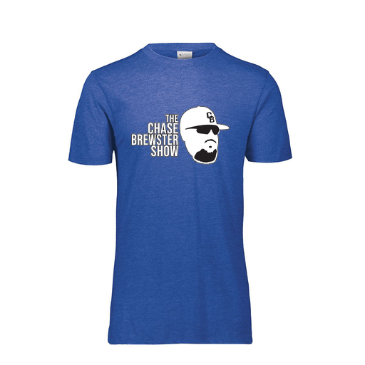 [FTSCUBRY-YS-LOGO1] Decker Youth Tri-Blend T-Shirt - Short Sleeve (Youth S, Royal)