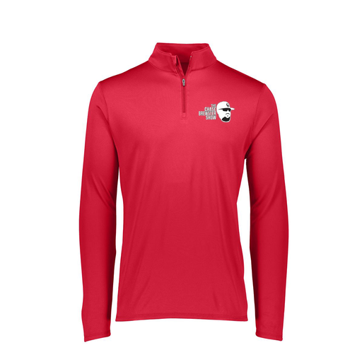 [2787.040.XS-LOGO1] Ladies Dri Fit 1/4 Zip Shirt (Female Adult XS, Red)