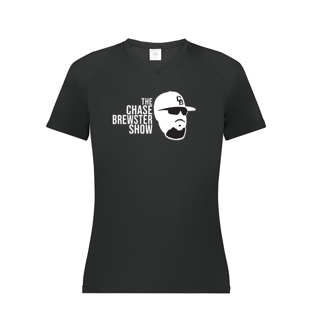 Ladies Smooth Sport V-Neck T-Shirt