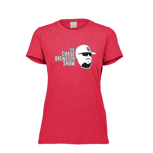 [FTSCUBRD-FAXS-LOGO1] Decker Women's Tri-Blend T-Shirt - Short Sleeve (Female Adult XS, Red)