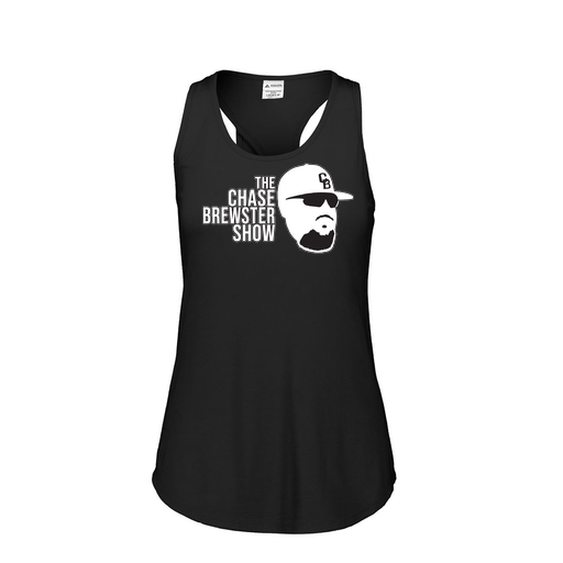 [FT0TUBBK-FAS-LOGO1] Ladies Tri Blend Tank Top (Female Adult S, Black)