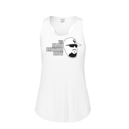 [3078.005.S-LOGO1] Ladies Tri Blend Tank Top (Female Adult S, White)