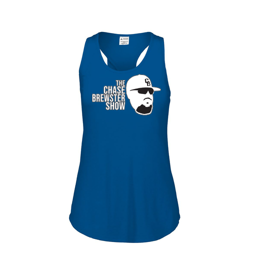 [3078.U55.S-LOGO1] Ladies Tri Blend Tank Top (Female Adult S, Royal)