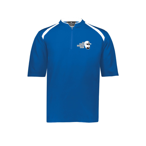 [229581-AS-RYL-LOGO1] Men's Dugout Short Sleeve Pullover (Adult S, Royal)