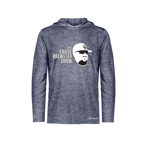 [FOLHCGNV-YS-LOGO1] Decker Youth Charge Hoodie (Youth S, Navy)