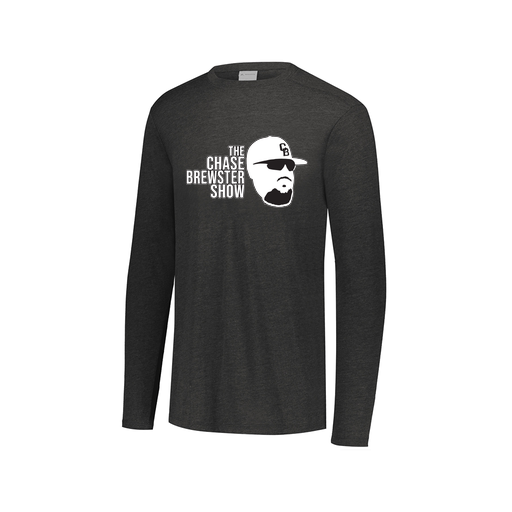 [FTLCUBBK-AXS-LOGO1] Decker Men's Tri-Blend T-Shirt - Long Sleeve (Adult XS, Black)