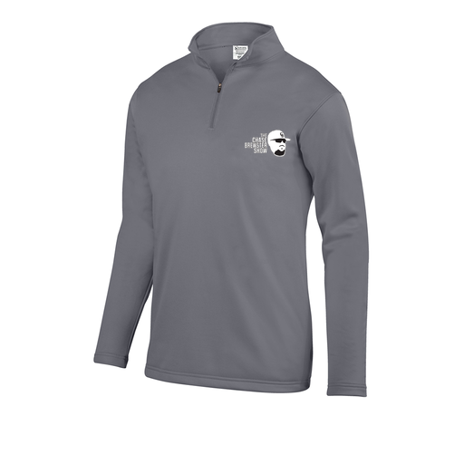 [FOLQFFGY-AS-LOGO1] Decker Men's FlexFleece 1/4 Zip (Adult S, Gray)