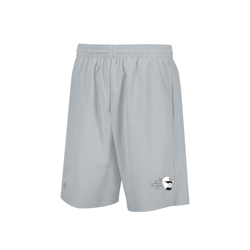 [229556.099.XS-LOGO1] Men's Weld Short (Adult XS, Silver)