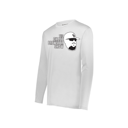 [222823.005.S-LOGO1] Youth LS Smooth Sport Shirt (Youth S, White)