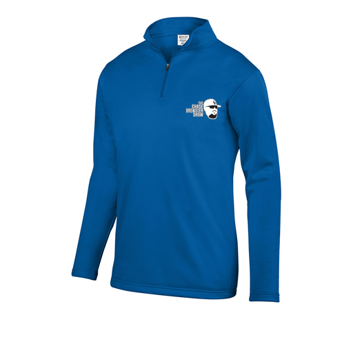 [FOLQFFRY-YS-LOGO1] Decker Youth FlexFleece 1/4 Zip (Youth S, Royal)