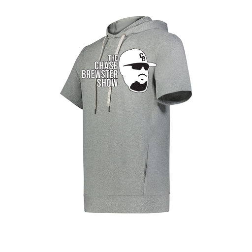 [222605-SIL-YS-LOGO1] YOUTH VENTURA SOFT KNIT SHORT SLEEVE HOODIE (Youth S, Silver)