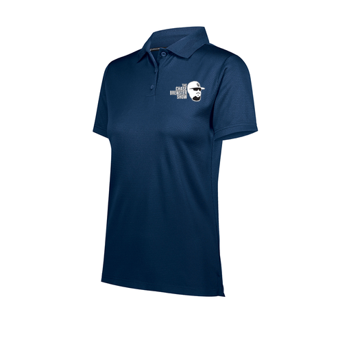 [222768.065.XS-LOGO1] Ladies Prism Polo (Female Adult XS, Navy)